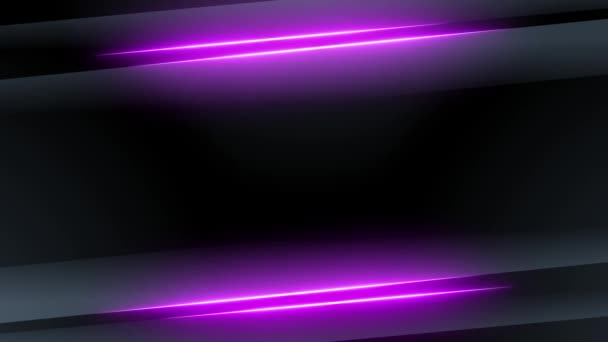 Çizgili Şekilli Neon Arkaplan Grafikler — Stok video