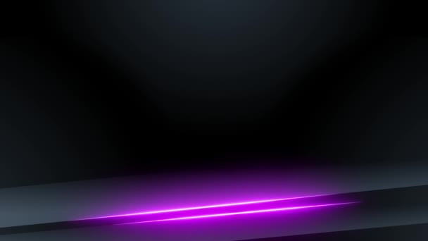 Stilvoller Neon Hintergrund Mit Platz Für Text — Stockvideo