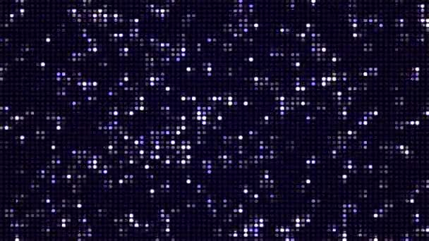Achtergrond Met Draaiende Lichten Pixel Achtergrond Afbeeldingen — Stockvideo
