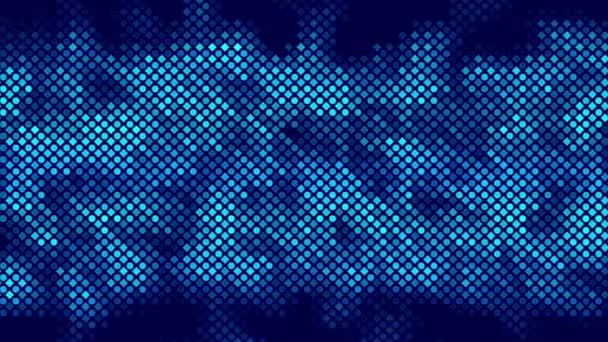 Geometrik Şekilli Mavi Arkaplan Arkaplan Soyutlaması — Stok video