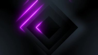 Neon çizgileri, neon arkaplanı, grafikleri olan şık bir arkaplan