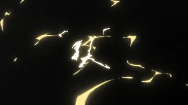 Çizgi film patlaması yeşil renk anime patlama grafiği