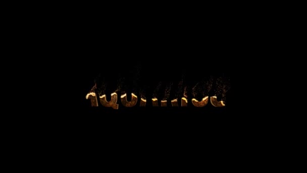 水瓶座黄道带星座 阿尔法通道 — 图库视频影像