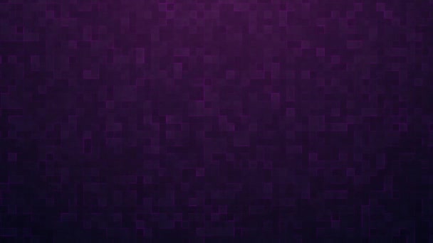 Moderní Neonové Pozadí Purpurové Barvě Pixely Digitální Pozadí — Stock video