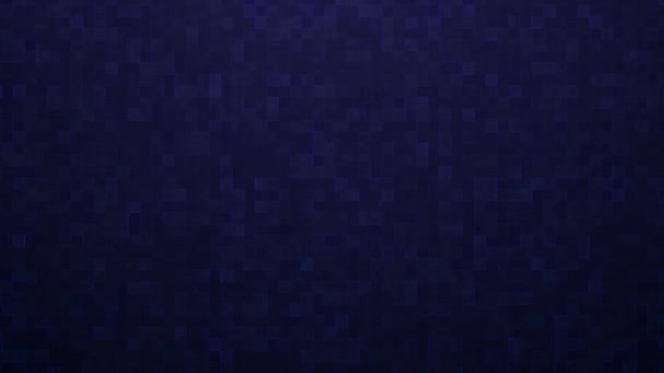 Сучасний Неоновий Синій Фон Пікселями Цифровий Фон — стокове відео