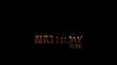 Birthday, congratulations on the 57th happy birthday, alpha channel