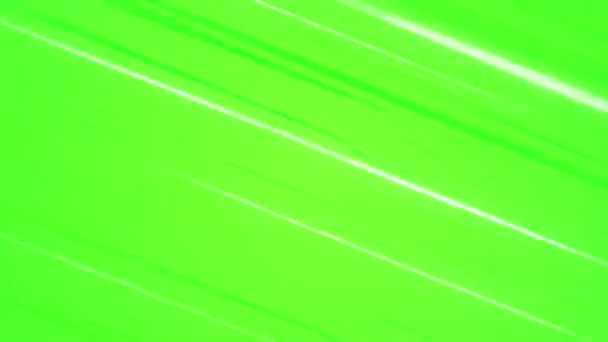 Κινούμενο Φόντο Speedline Πράσινο Και Λευκό Χρώμα Speedline Φόντο Anime — Αρχείο Βίντεο