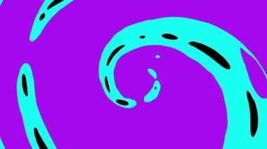 Alfa kanalı, turkuaz ve pembe arkaplanlı çizgi film arkaplanı, anime arkaplanı