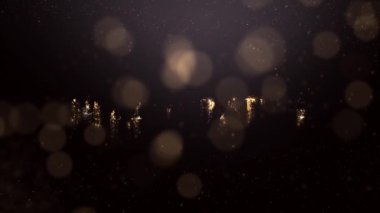 Mutlu Noeller ve mutlu yıllar, tebrikler bayrak, altın partiküller, yeni yıl tebrikleri, Noel