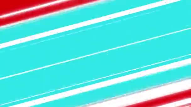 Speedline Anime Anime Graphics Met Rode Blauwe Speedline Strepen — Stockvideo
