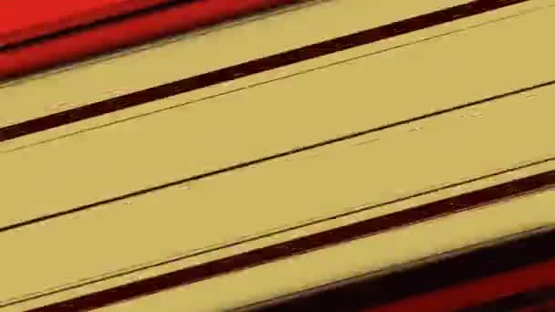 Speedline Anime Desenhos Animados Gráficos Com Listras Speedline Vermelho Amarelo — Vídeo de Stock