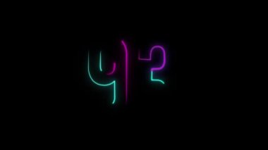 Neon numarası 93, alfa kanalı, neon numaraları.