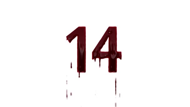 血型14号 血型14号 — 图库视频影像