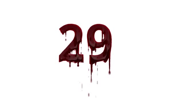 血型29号 29号在血液中 — 图库视频影像