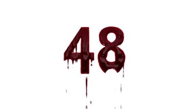 Kanlı 48 numara alfa kanallı, 48 numara kanla.