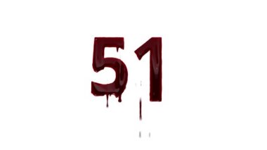 Kanlı 51 numara alfa kanallı, 51 numara kanla.