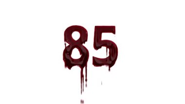 Kanlı 85 numara alfa kanallı, 85 numara kan.