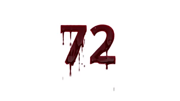 血72号有 通道72号有血72号 — 图库视频影像