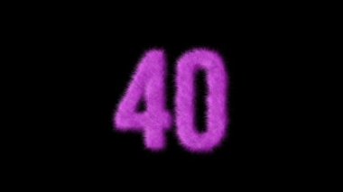 Alfa kanallı pembe tüylü 40 numara, kürklü numara, Barbie.