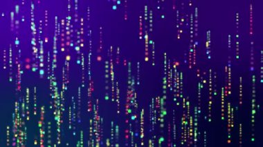 Piksel kare ve parçacıkları ile geçmişe dönük arkaplan