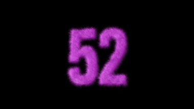 Pembe kürklü 52 numara, alfa kanalı, kürklü numara, Barbie.