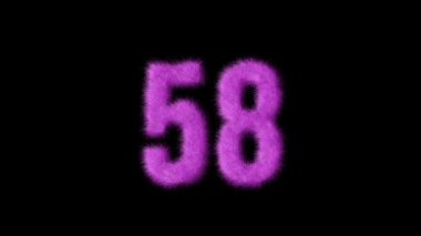 Pembe kürklü 58 numara, alfa kanalı, kürklü numara, Barbie.
