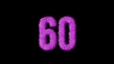 Pembe kürklü 60 numara alfa kanallı, kürklü numara, Barbie.