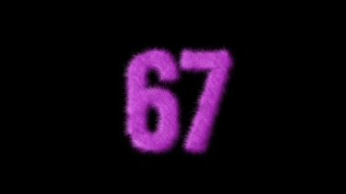 Pembe kürklü 67 numara, alfa kanalı, kürklü numara, Barbie.