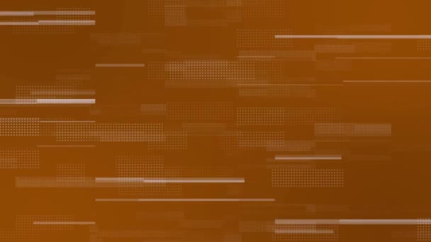 オレンジ色のデジタルバックグラウンド 技術背景 — ストック動画