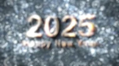 Yeni Yıl 2025, 2025 için tebrikler, grafikler, deniz, kar taneleri ile geçmiş