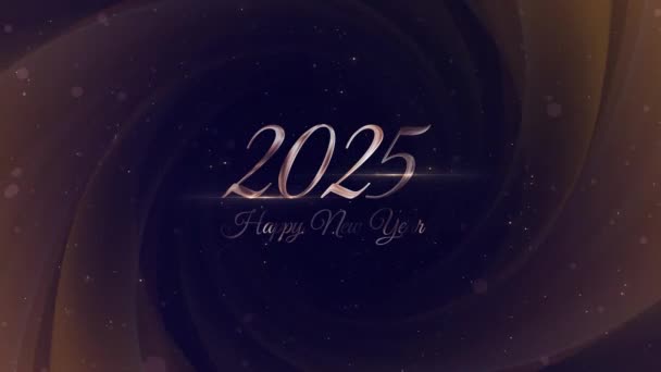 Neues Jahr 2025 Frohes Neues Jahr 2025 Grüße Grafik — Stockvideo