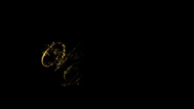 Altın Logo Mutlu Sevgililer Günü, Altın Parçacıklar, 14 Şubat, Sevgililer Günü, Alfa Kanalı