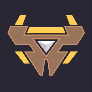 Bronze rate modern cyber futuristic game trophy awards for characters like RPG or shooter.