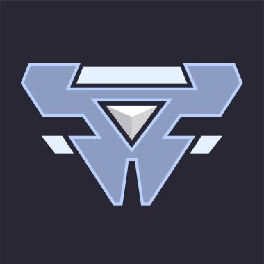 Platinum rate modern cyber futuristic game trophy awards for characters like RPG or shooter.