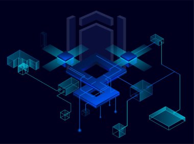 Dijital Kripto engelleme teknolojisi DEFI DAO NFT veri işleme akıllı sözleşme