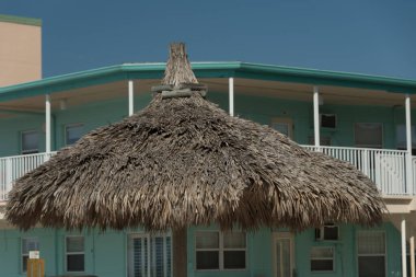 Bu şemsiye Indian Rocks Plajı, Florida 'da tatil yeri hakkında bilgi veriyor.