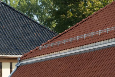 Rodelokka, Oslo ve Norveç 'teki renkli geleneksel İskandinav çatıları çeşitli katmanlar oluşturuyor.
