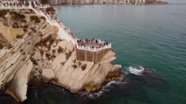 Cestovní Ruch Španělsku Krásný Letecký Výhled Balkon Středozemního Moře Balcon — Stock video