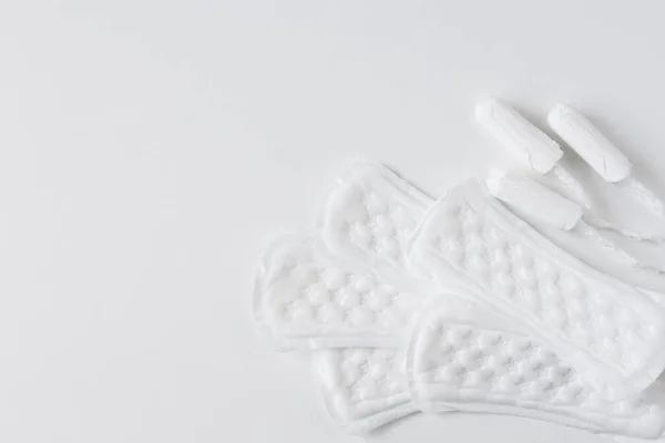 Almohadillas Tampones Protección Higiene Femenina Para Días Críticos Mujer Sobre —  Fotos de Stock