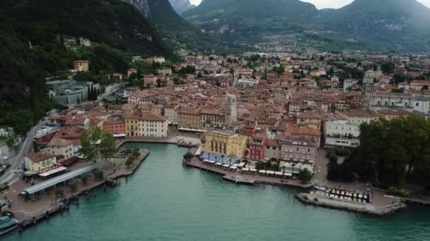 Riva Del Garda Lago Garda Italie Août 2023 Belle Vue — Video