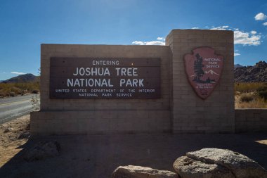 Joshua Tree Ulusal Park Tabelası
