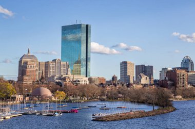 Boston Massachusetts 'te Bir Bahar Öğleden Sonra
