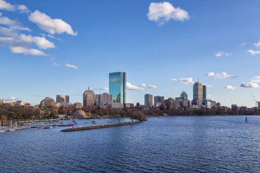 Boston Massachusetts 'te Bir Bahar Öğleden Sonra