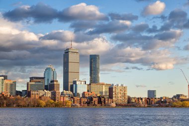 Boston Massachusetts 'te Bir Bahar Öğleden Sonra
