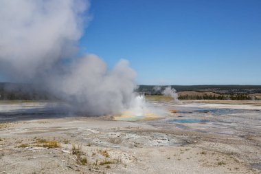 Gayzer Havzası Yellowstone Milli Parkı'nda