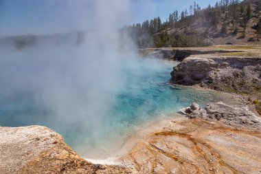 Gayzer Havzası Yellowstone Milli Parkı'nda