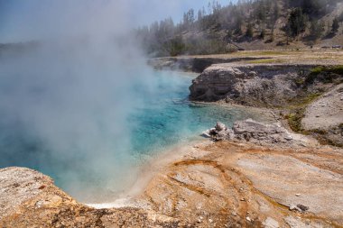 Gayzer Havzası Yellowstone Milli Parkı'nda