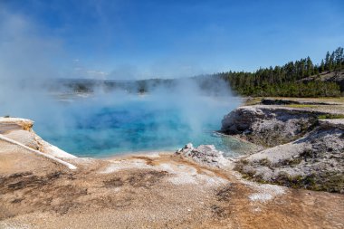 Gayzer Havzası Yellowstone Milli Parkı'nda
