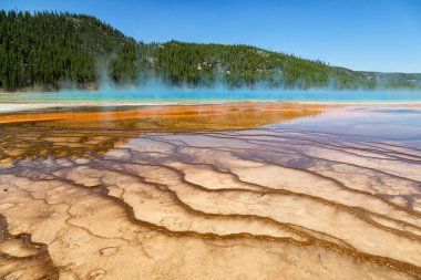 Yellowstone Ulusal Parkı 'nda Büyük Prismatik Bahar