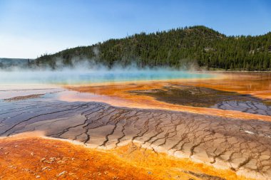 Yellowstone Ulusal Parkı 'nda Büyük Prismatik Bahar